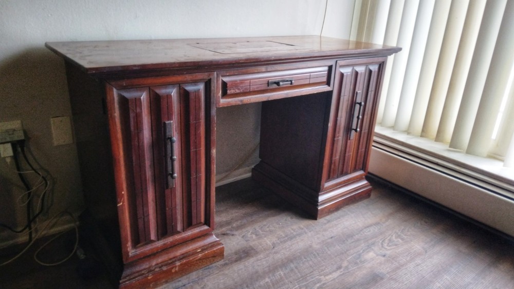 Antique, Solid Cherry Sewing Desk