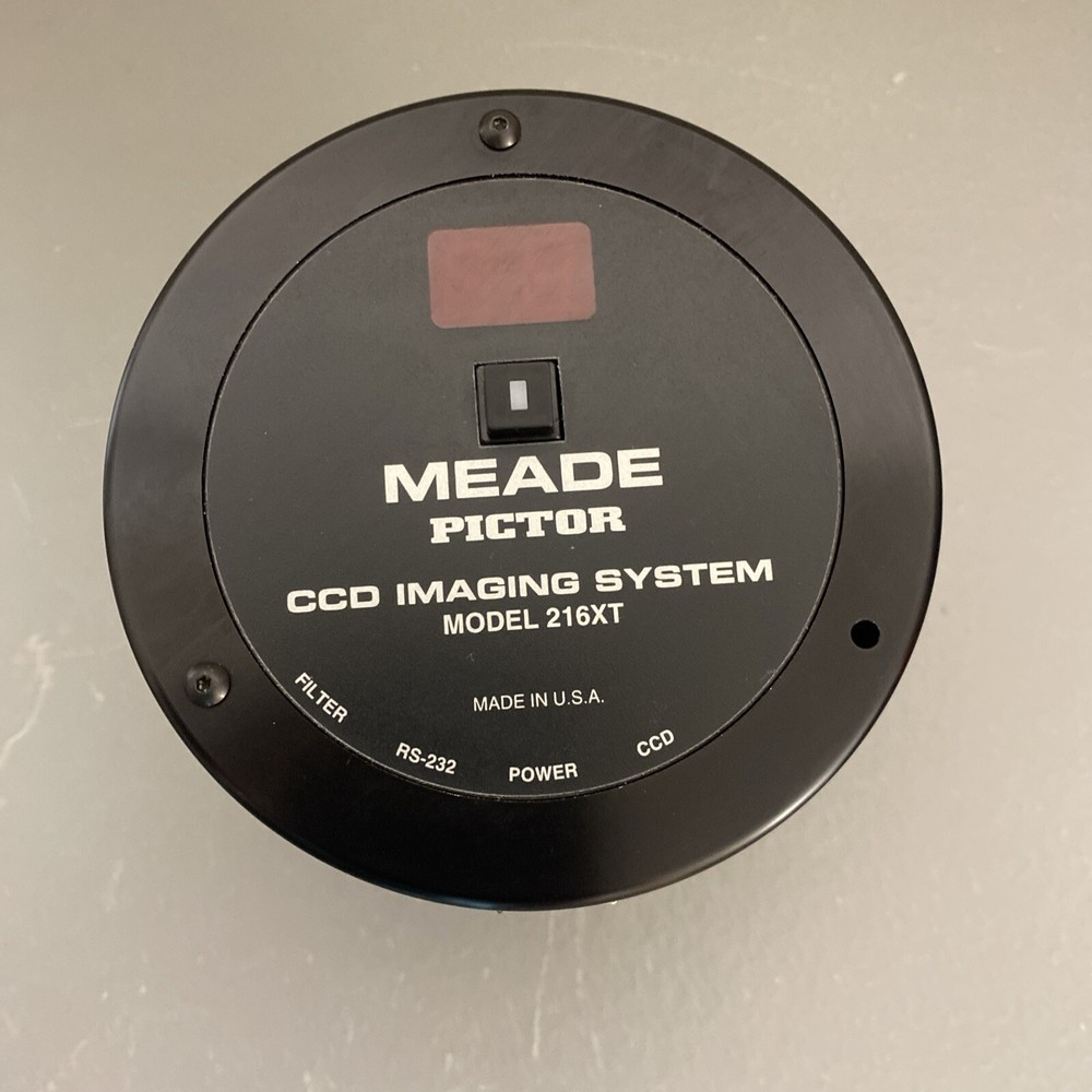 Meade Pictor 216XT CCD Imaging System- RS-232- Head Only- Untested