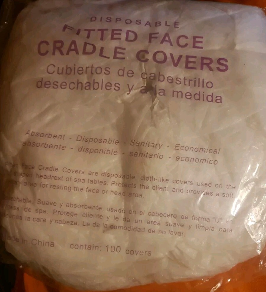 Disposable Fitted Face Cradle Covers