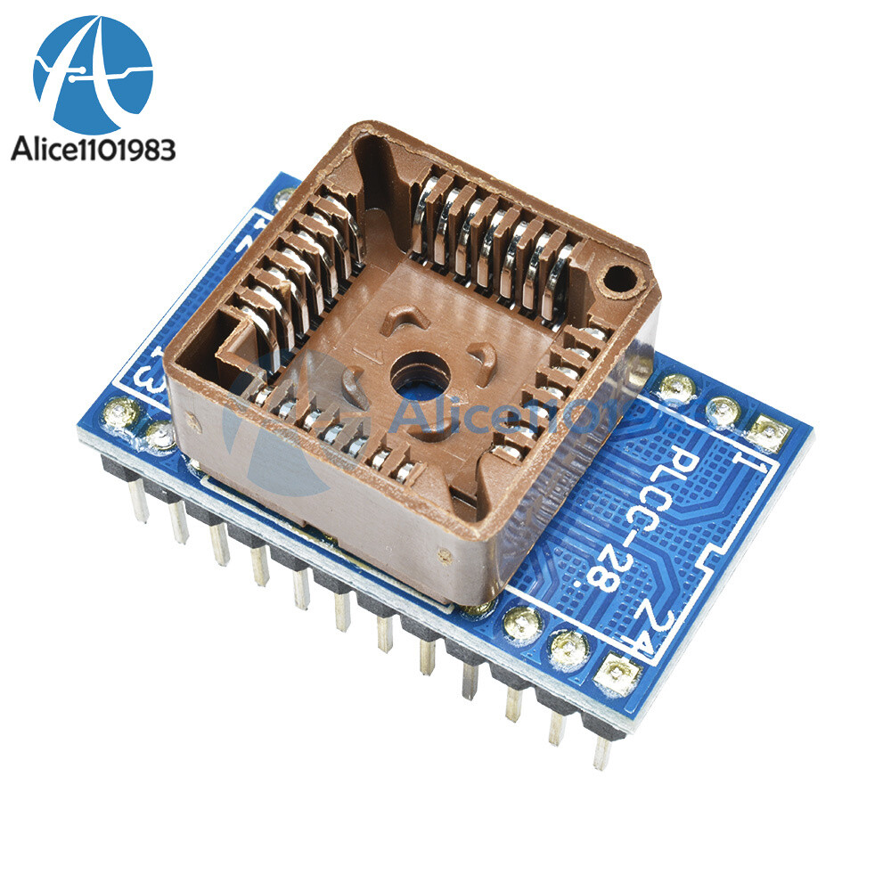 PLCC28 to DIP24 EZ Programmer Adapter Socket IC Test Socket Universal Converter
