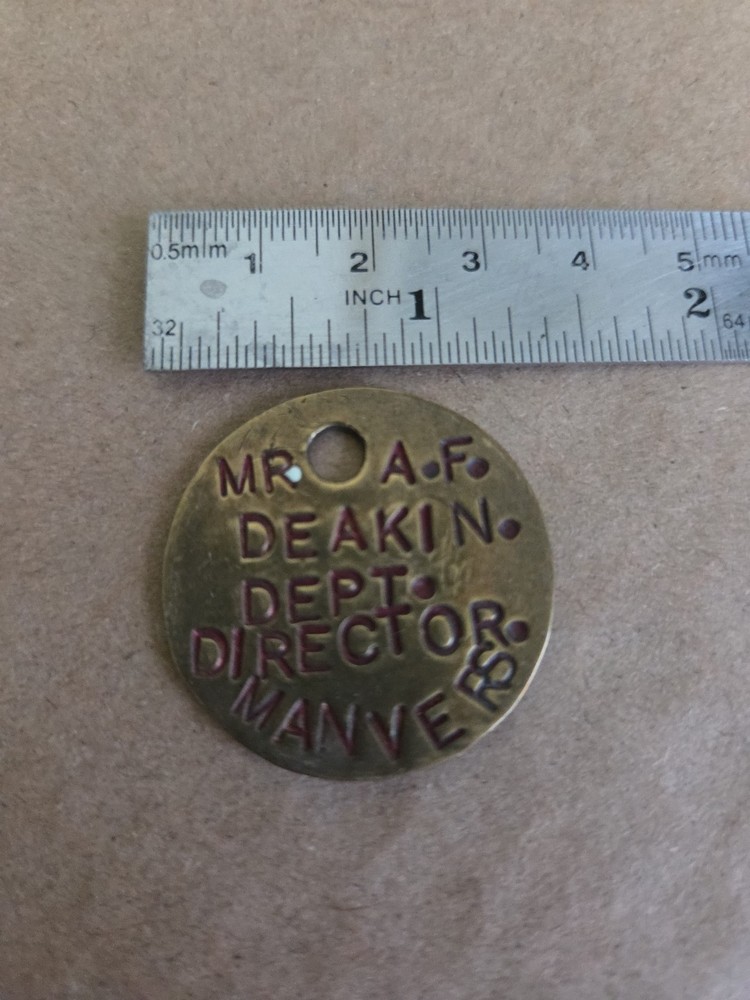 Manvers Colliery Coal Mining Disc Yorkshire Dept Director
