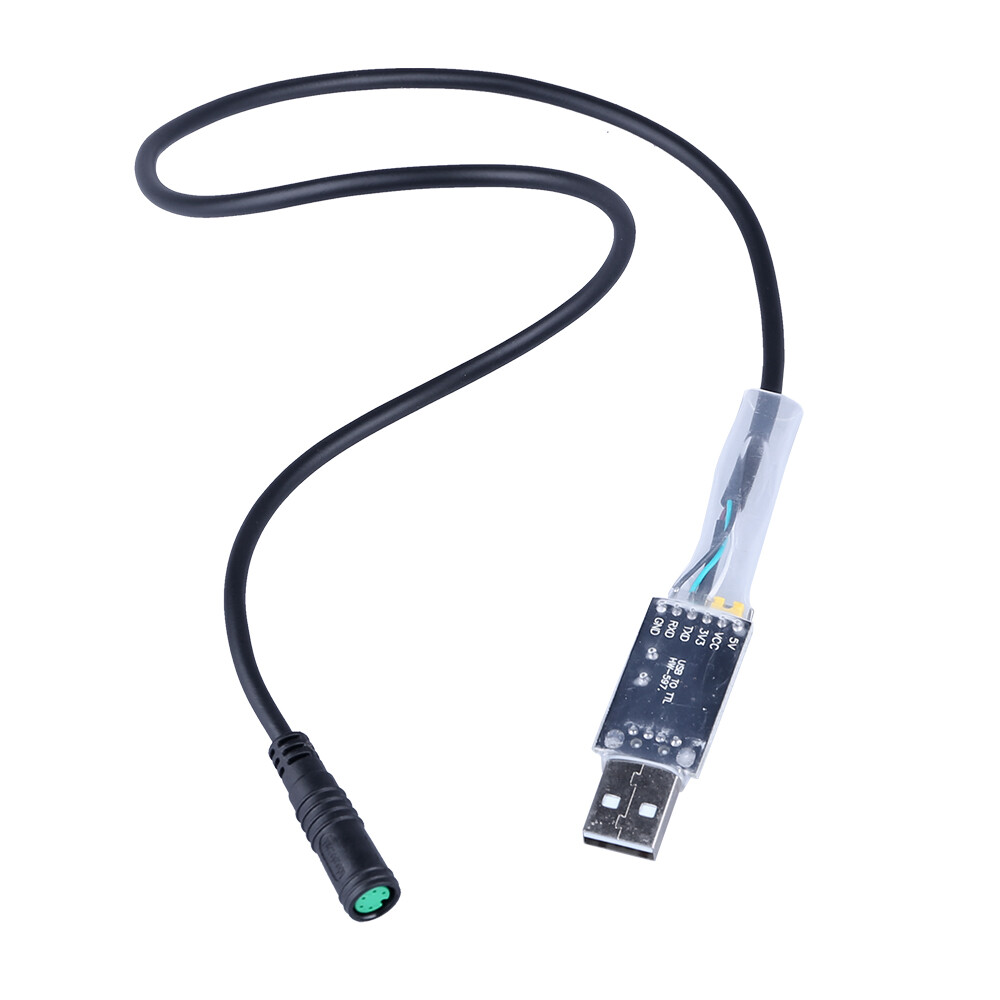 BAFANG USB Programming Cable Wiring for UART Mid Drive Motor BBS01B BBS02B BBSHD