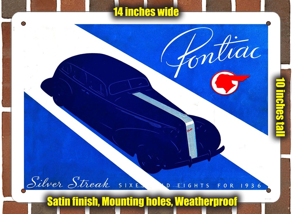 Metal Sign - 1936 Pontiac 1