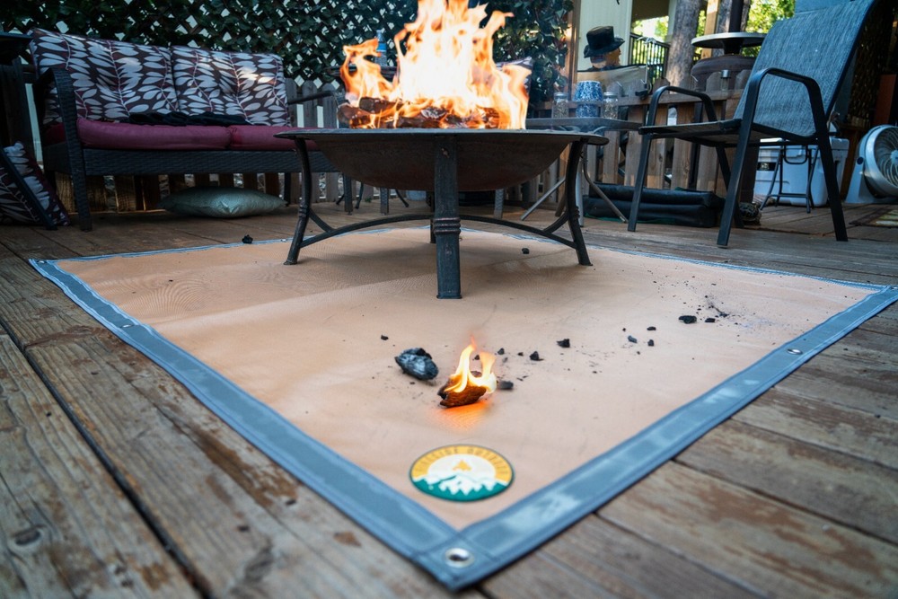 Fire Pit Ember Mat