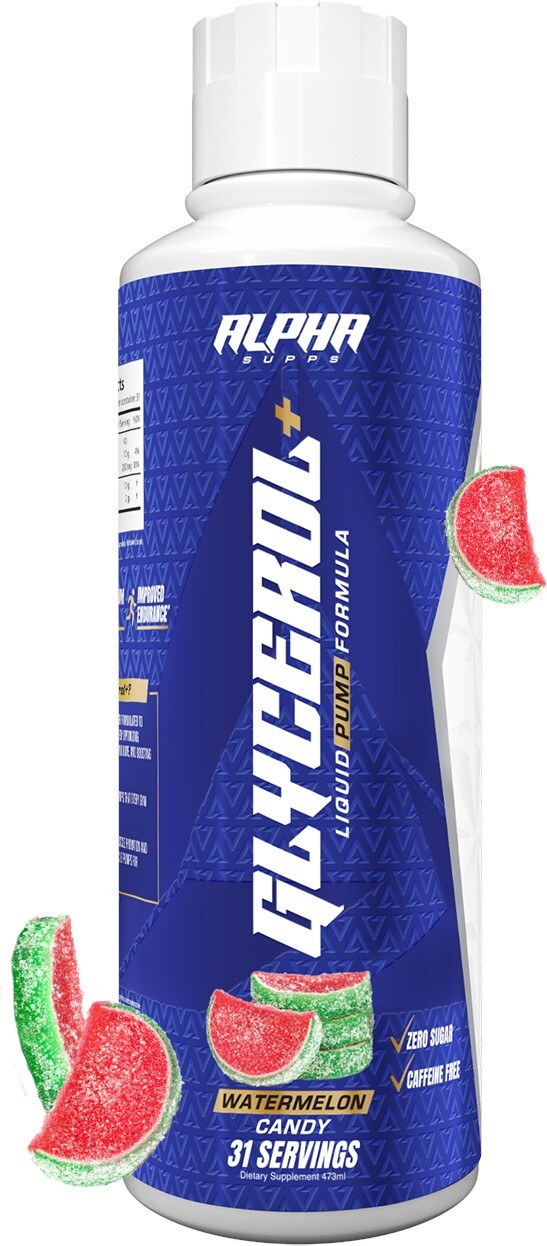 Alpha Supps Glycerol Liquid Pump Supplement Increase Hydration & Muscle Volume