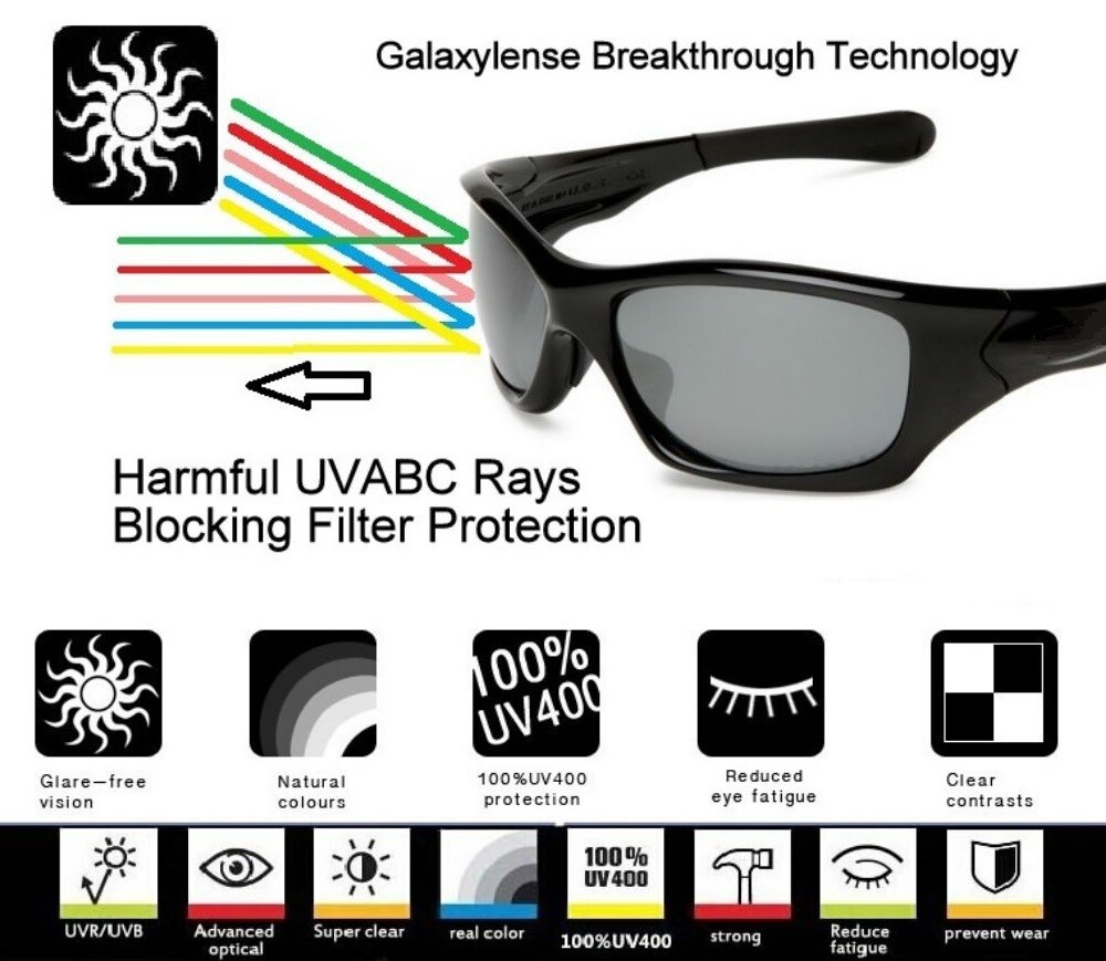 Galaxy Anti-Scratch Replacement Lenses For Oakley Half Wire 2.0 Multi-Selection
