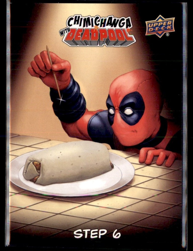 2019 Upper Deck Marvel Chimichangas with Deadpool Complete Set 8 Cards Inserts
