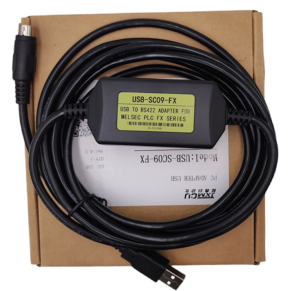 1pcs USB-SC09-FX PLC Programming Cable Replacement for Mitsubishi MELSEC FX