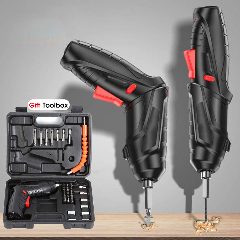4.2V High-power Wireless Electric Screwdriver Kit with LED Light Tools