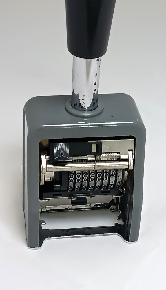 Rexel ENM Automatic Numbering Machine, Vintage Letterpress Machine