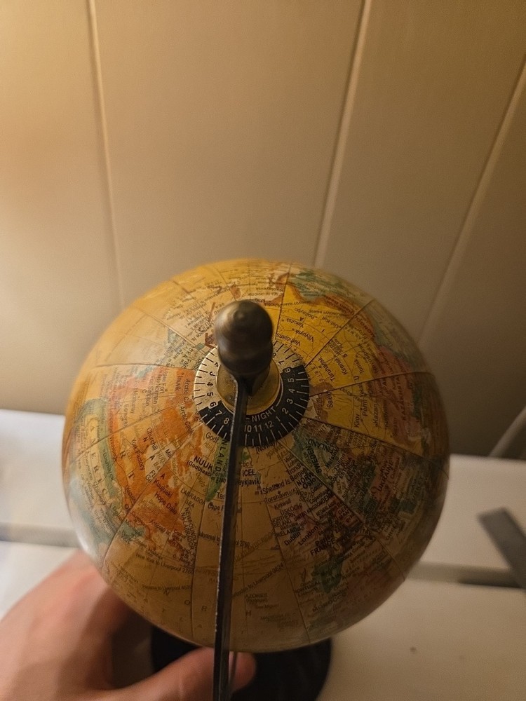 Table Top World Globe Decorative Desk Decor Tabletop Display 10"