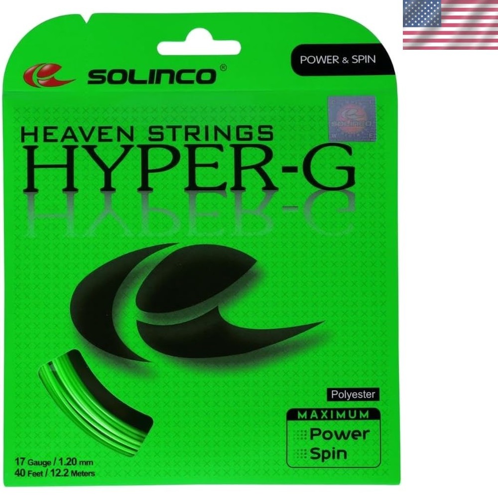 Heaven Strings Hyper-G Tennis String Set-17g/1.20mm