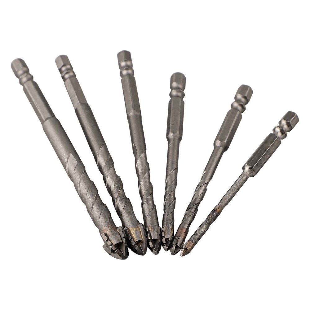 High Performance 6pcs Eccentric Drill Bit Set for Tiles and Hard Plastics