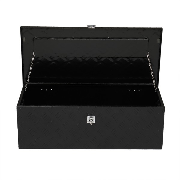 30 "Aluminum 5 Pattern Toolbox Single Lock Black
