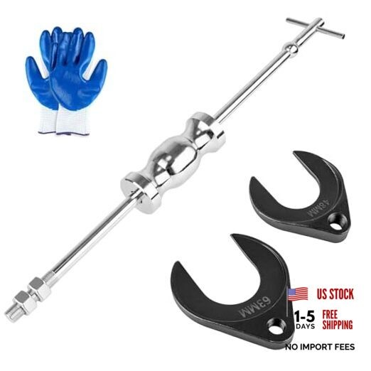 Inner CV Axle Puller Tool with 5/8"-18 Slide Hammer, Slide Hammer Puller Set