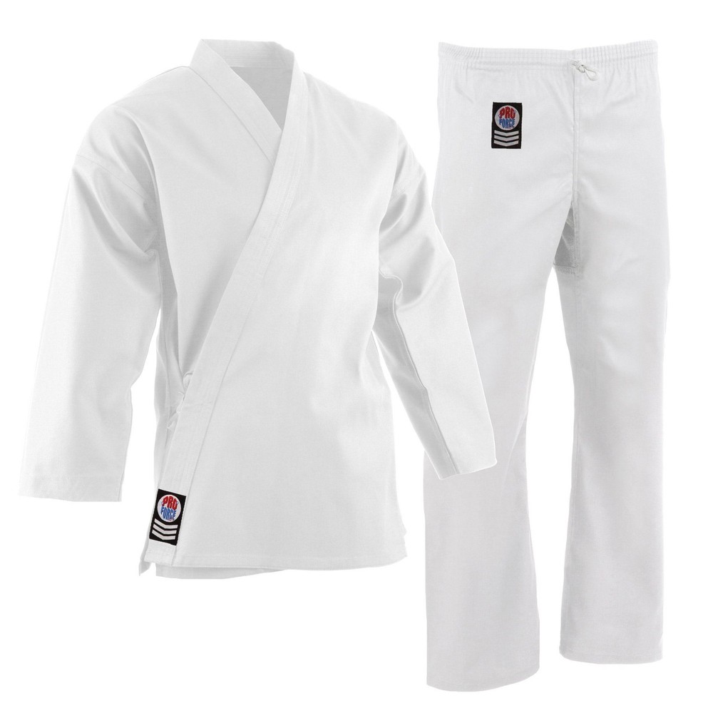 ProForce Gladiator 7.5 oz Karate Uniform - Blend White