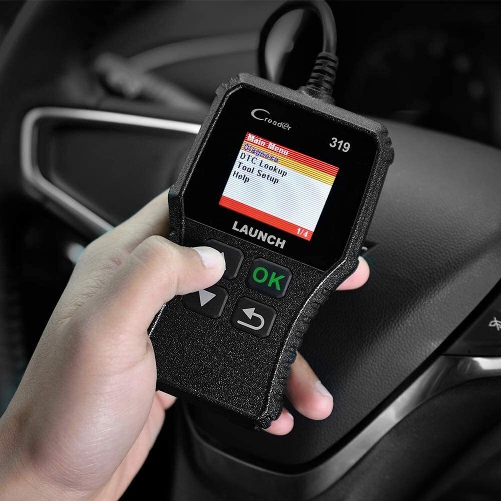 LAUNCH CR319 OBD2 Scanner Full OBDII Functions Diagnostic Tool Car Check Engine