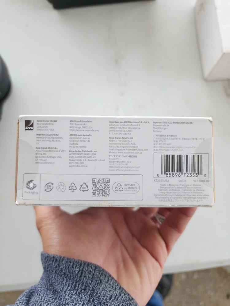 Kensington Presenter Pro Remote Green Laser Pointer Wireless USB NEW PACKAGE DIS