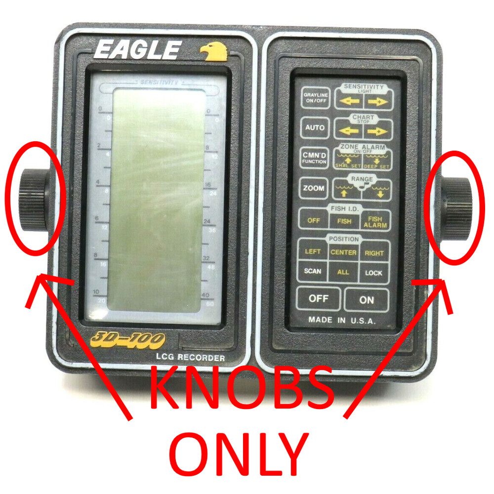 ⭐️ (2pc) Eagle 3D-100 LCG Recorder Side Mounting Screw Knobs - Knobs Only