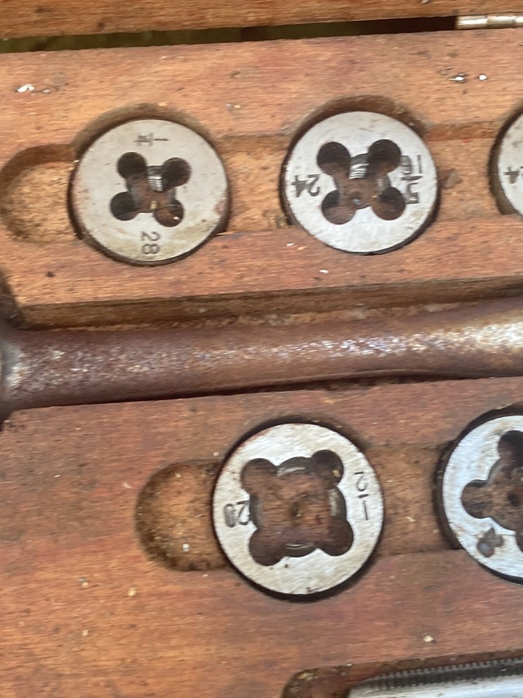 Vintage Tap Set W/ Case