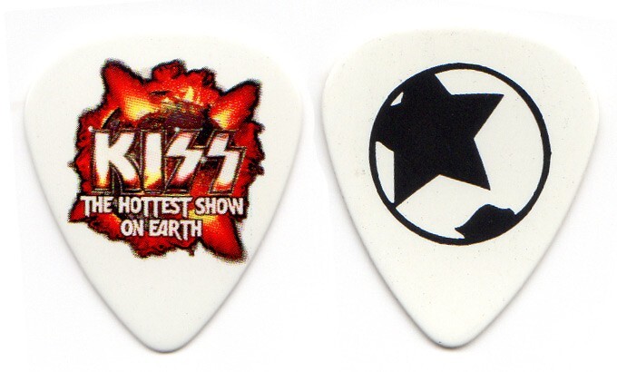 KISS Guitar Pick : 2010 Hottest Show On Earth Tour Paul Stanley Logo
