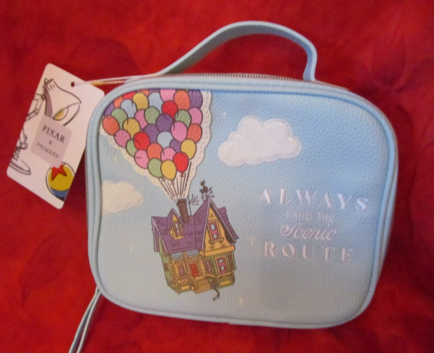 Disney Pixar Up Primark X Always Take The Scenic Route Travel Make-up Bag NWT