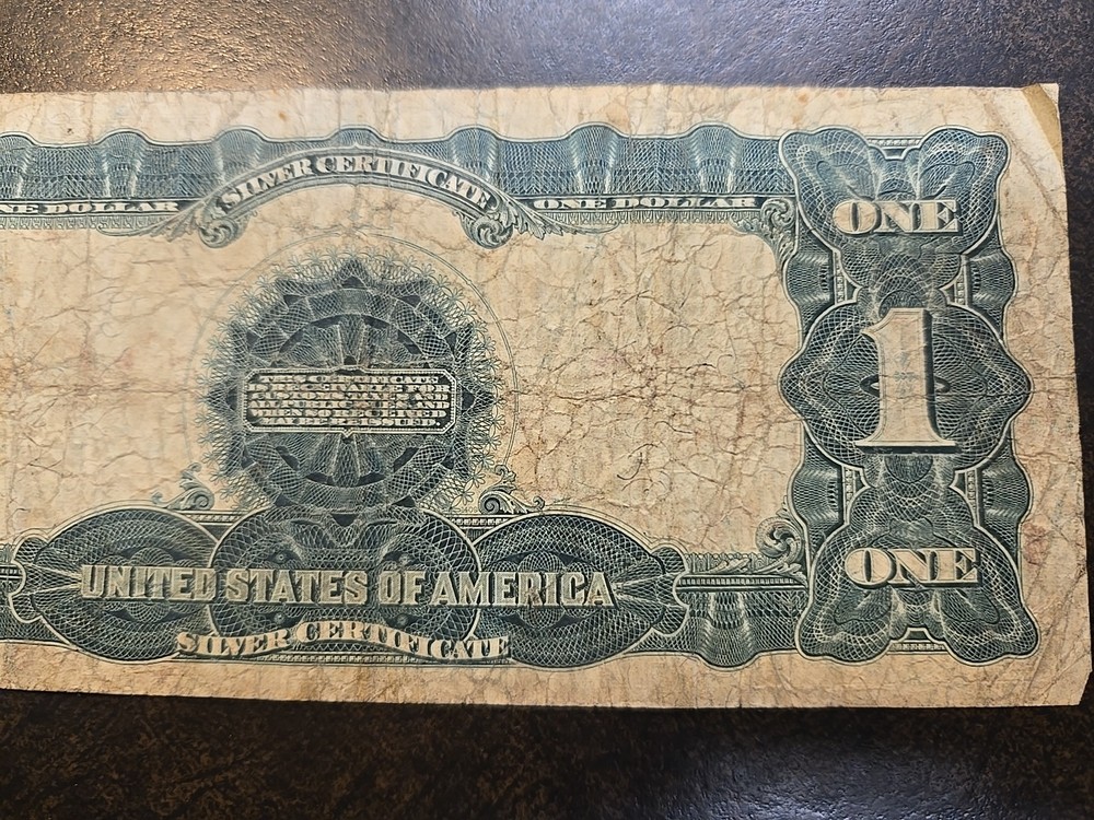 1899 $1 Black Eagle Silver Certificate Fr 226 A One Dollar