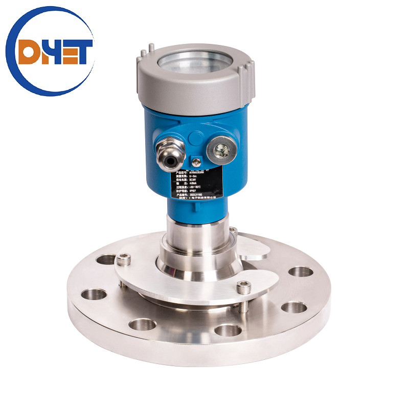 80G Radar Level Transmitter Radar Water Level Sensor Radar Level Meter Flange