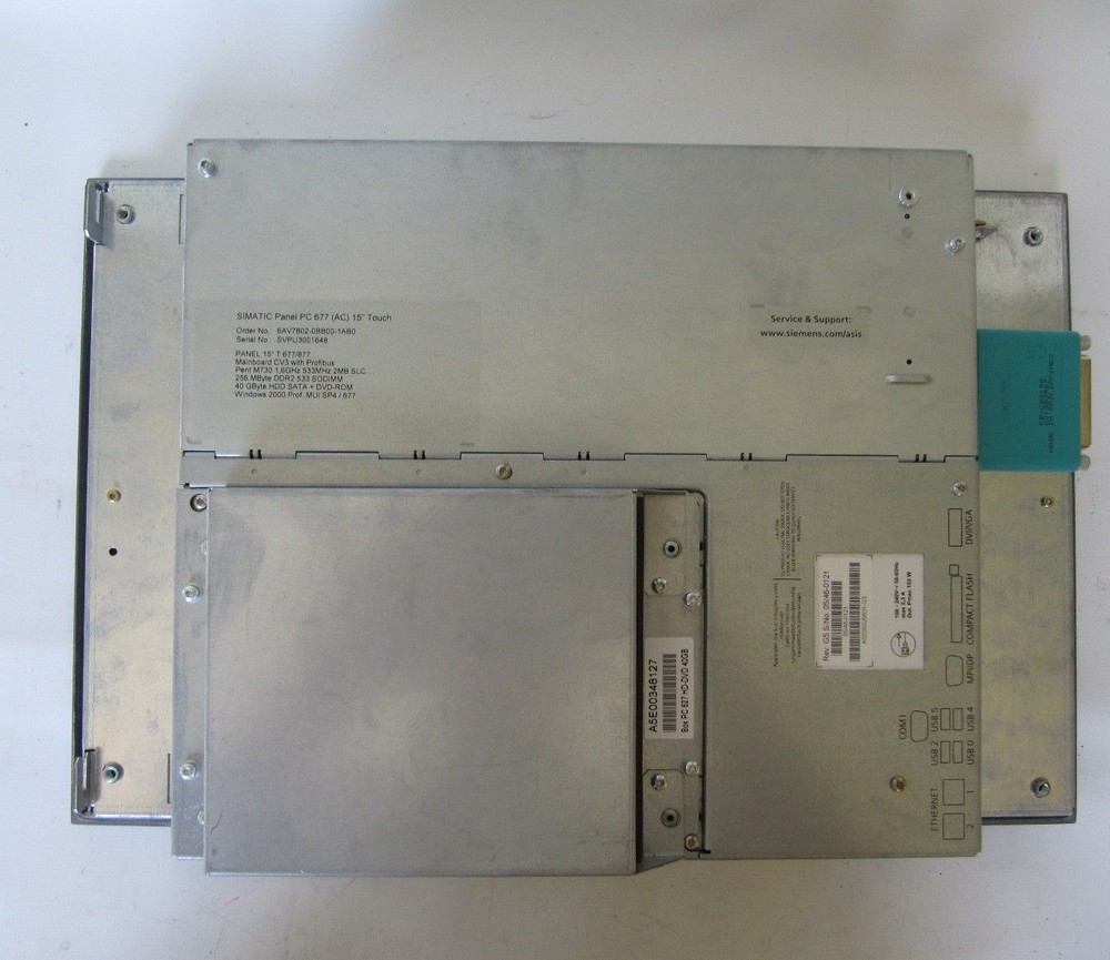 Siemens Simatic Panel PC 677 15" Touch 6AV7802-0BB00-1AB0