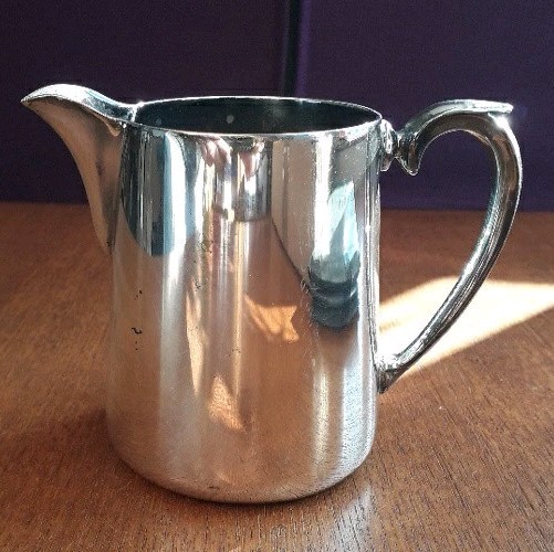 Vintage Solid Silverplate Small Jug 9x7cm 231gram B2