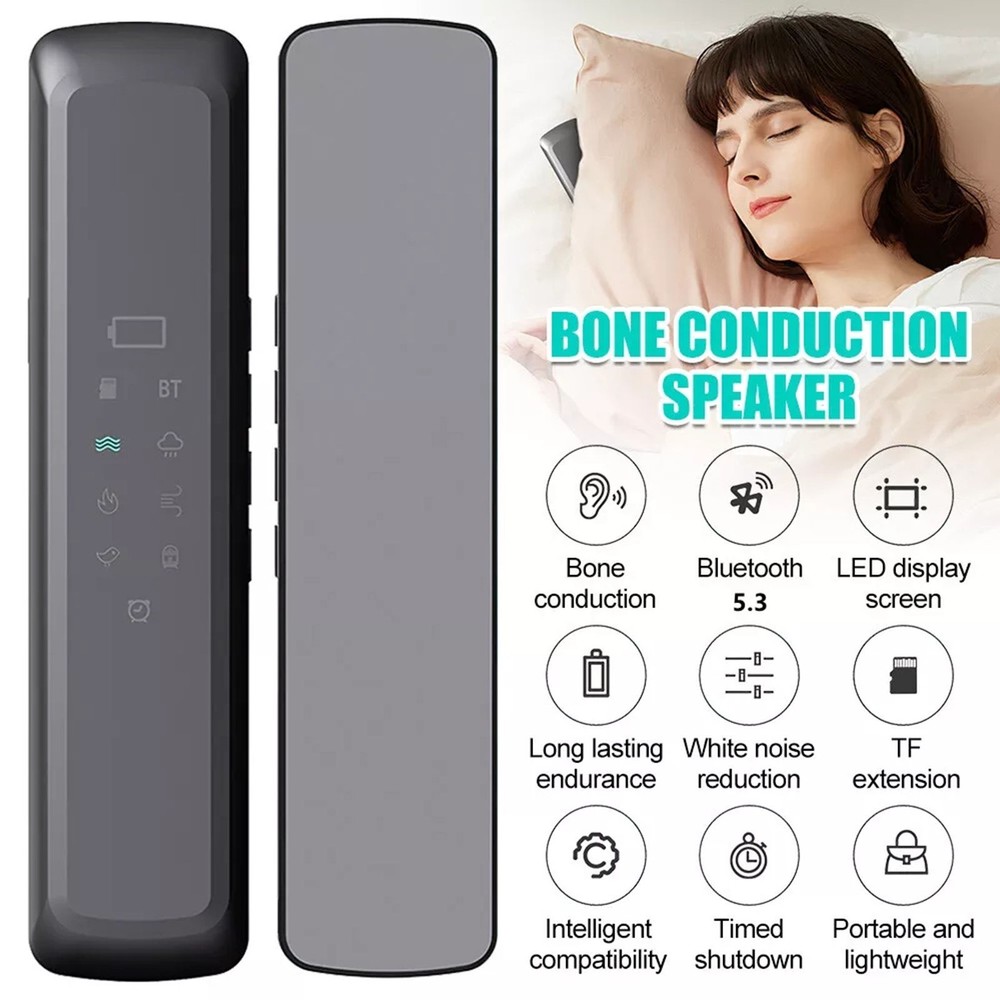 Plastic Under Pillow Speaker Rechargeable Bone Conduction Sound Box