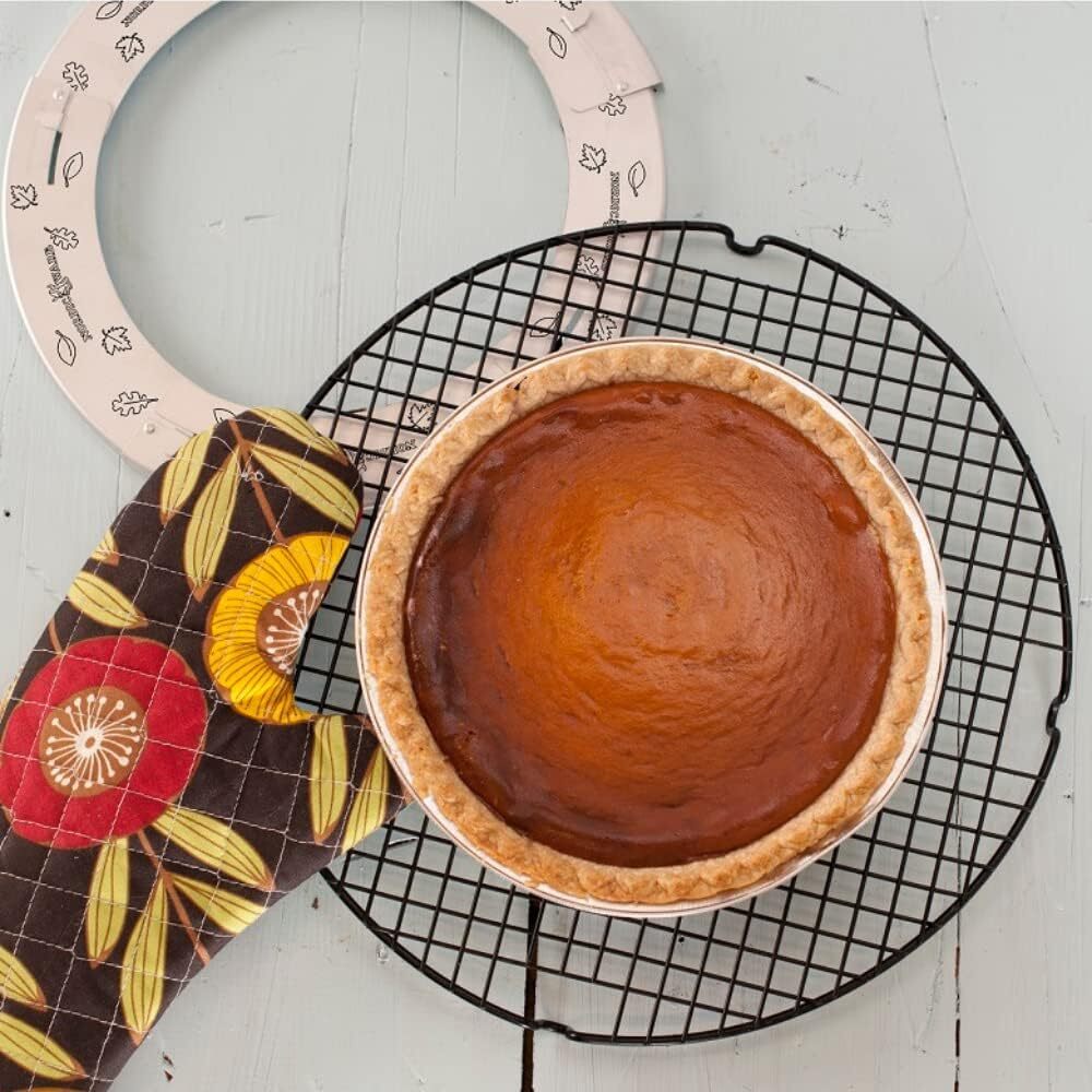 Nordic Ware Adjustable Pie Shield, Metal
