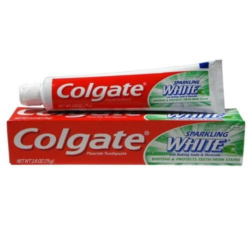 2 Packs Colgate Sparkling White Toothpaste 2.5 oz