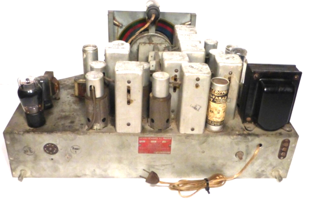 vintage ARVIN 1237 PHANTOM CHASSIS: Untested w/12 tubes & good TELE-DIAL