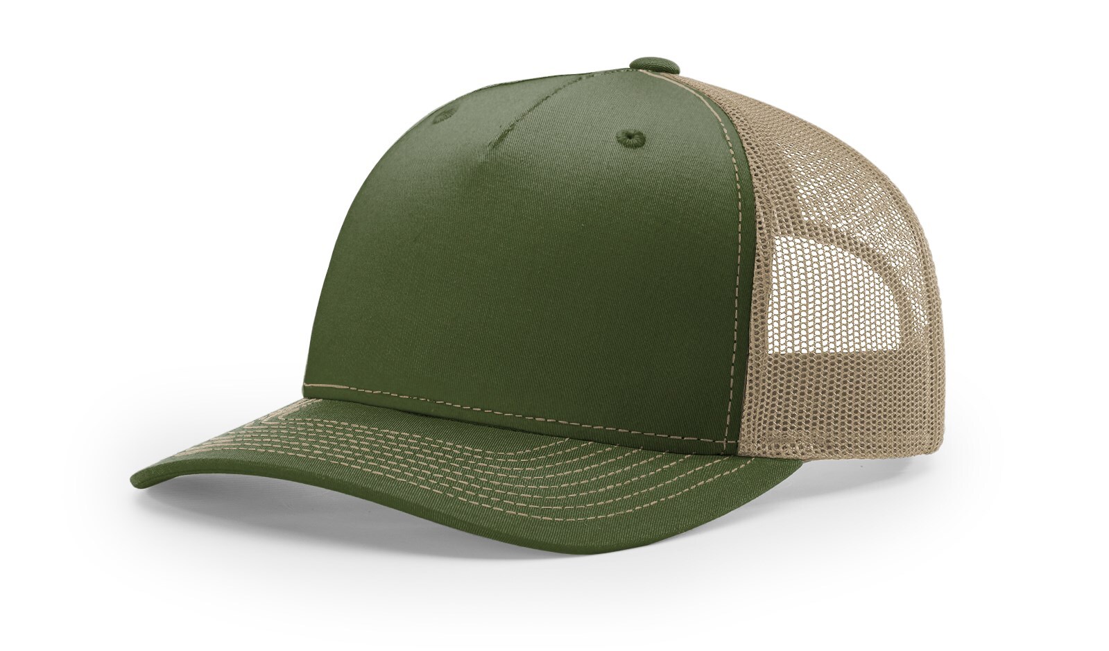 Richardson 112FP 5 Panel Trucker Cap Adjustable Duck Camo Hat