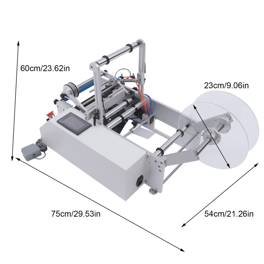 LT-190 Desktop Automatic Round Bottle High Speed Labeling Machine 110V