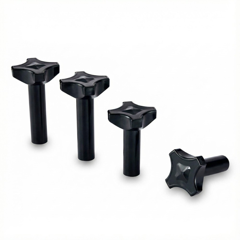 M8 Soft Serve Ice Cream Machine Replacement Parts, 4-Pack Solid-Core Star Shaped