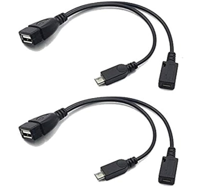 2 Pack OTG Cable Replacement for Fire Stick 4K, Amazon Fire TV, Compatible...