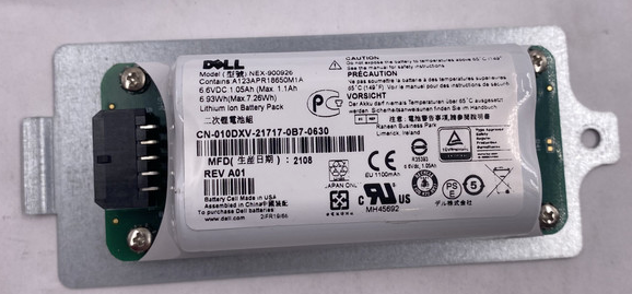 DELL NEX-900926 BATTERY FOR EQUALLOGIC MODULE TYPE 15 TYPE 18 TYPE 19 CONTROLLER