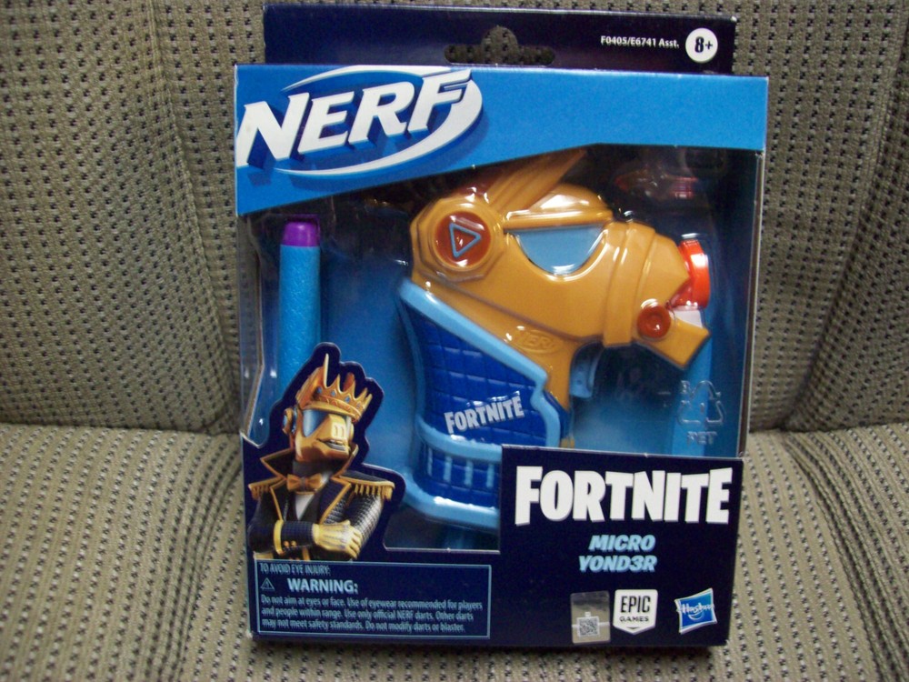 Yond3r Fortnite Nerf Microblaster Dart Blaster with 2 darts