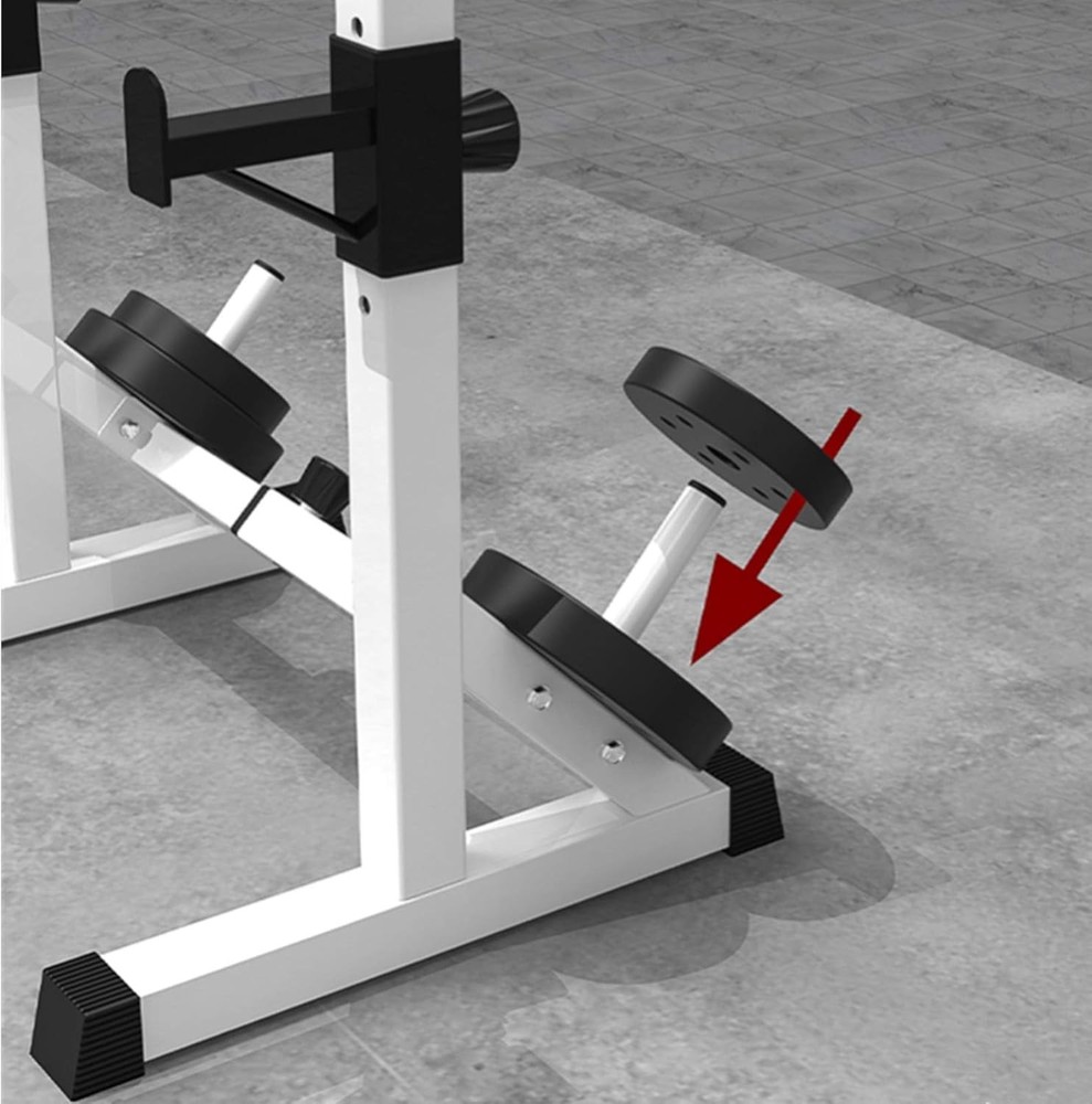 Multifunctional Dip Station Squat Rack Max Load 550lbs