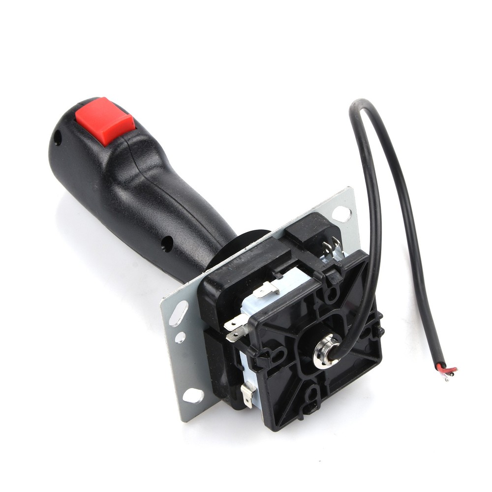 Arcade Game Cabinet Mini Grap Flight Joystick Trigger Top Fire Button Vibration