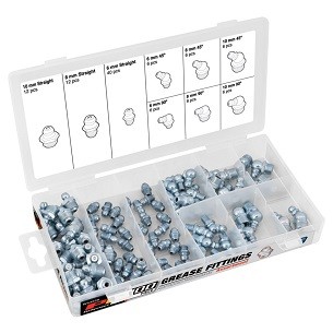 Performance Tool W54239 100 Piece Metric Grease Fitting