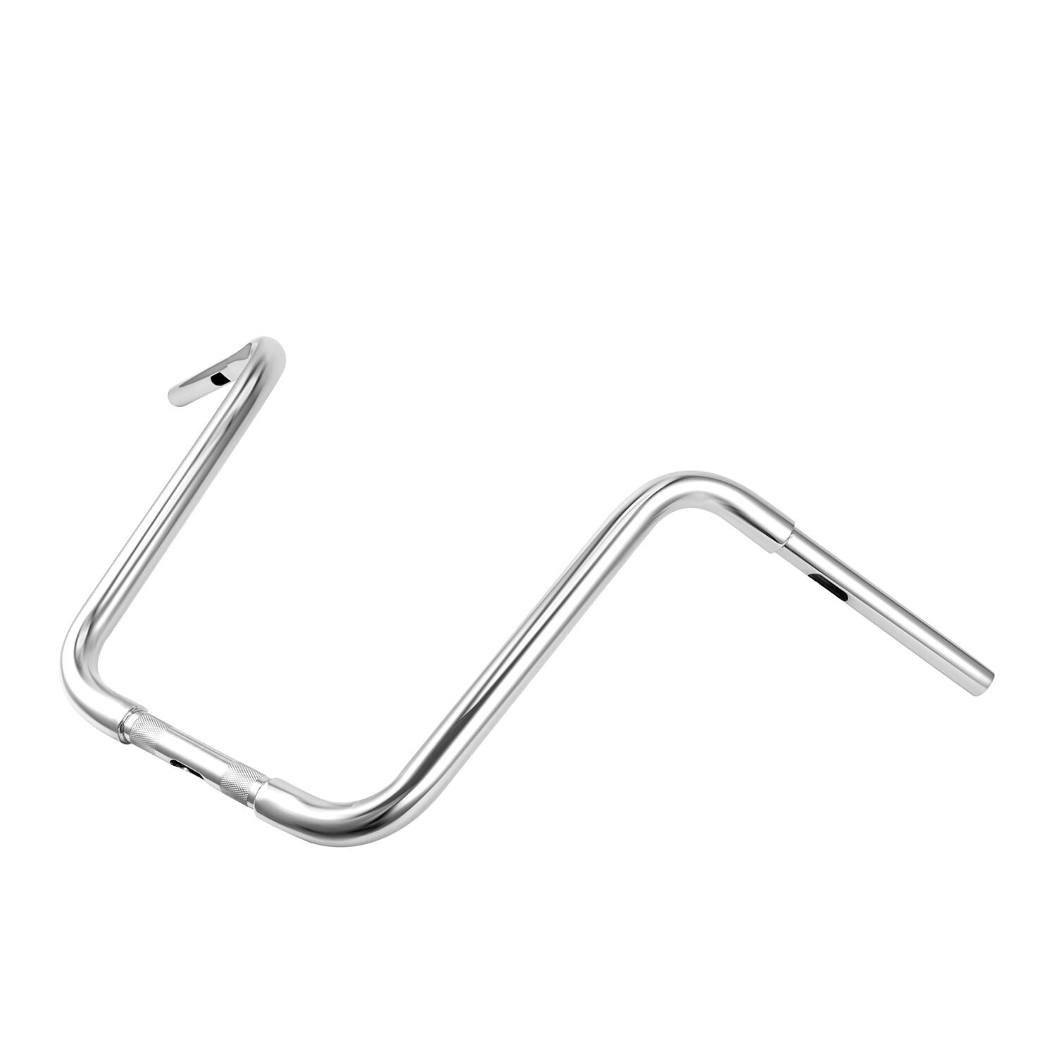 Chrome Rise 16" APE Cruved Handlebar For Harley Softail Road King Sportster 883