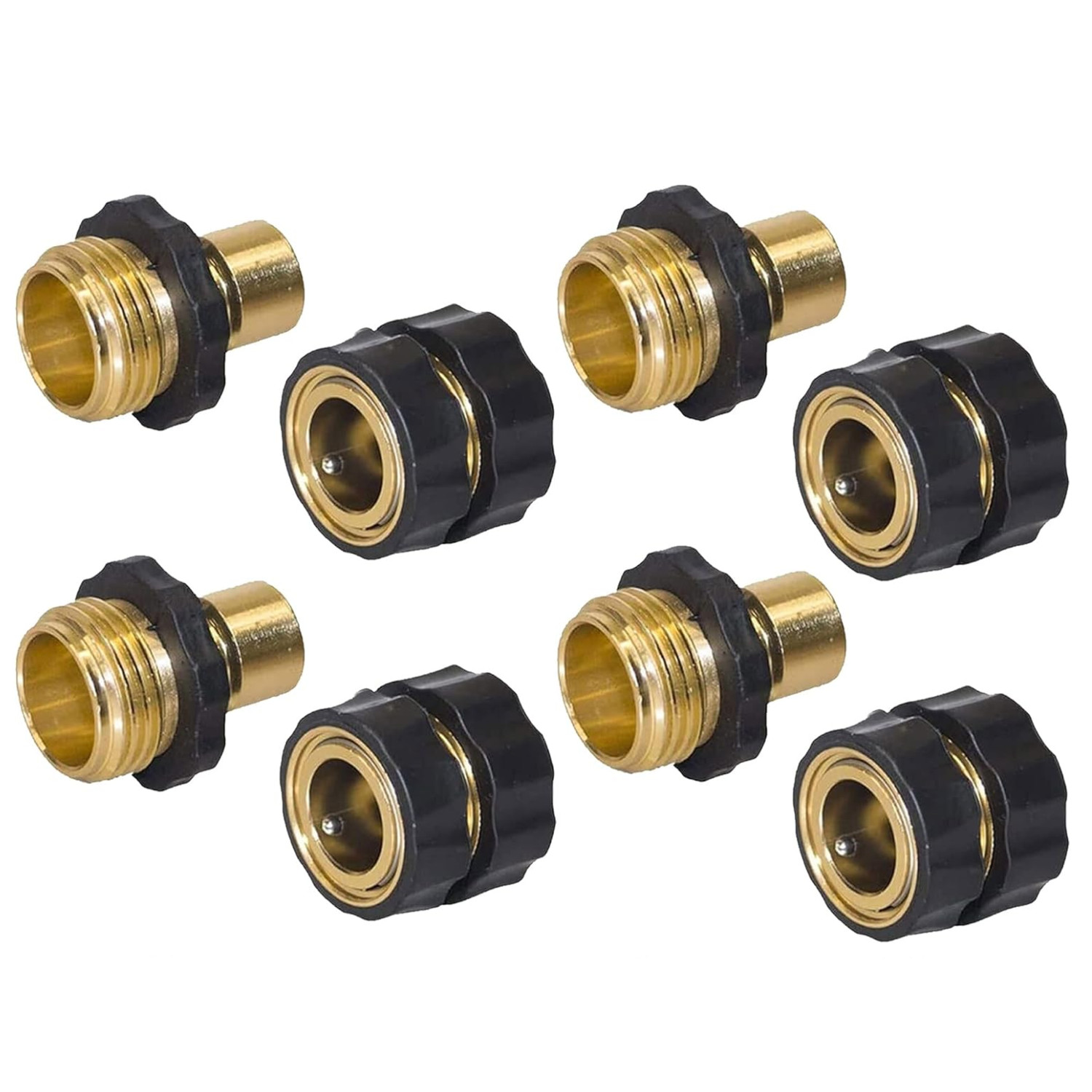 Garden Hose Quick Connector, 3/4 Inch Male Female Garden Hose Fitting Connector