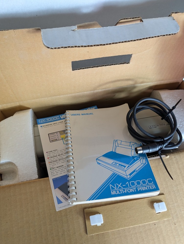 Star Micronics NX-1000C Dot Matrix Multi-Font Printer Commodore 64 Tested! Retro