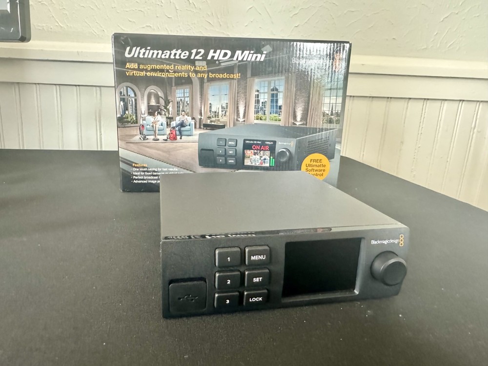 Blackmagic Design Ultimatte 12 HD Mini Processor, Keyer, HDMI SDI Ethernet