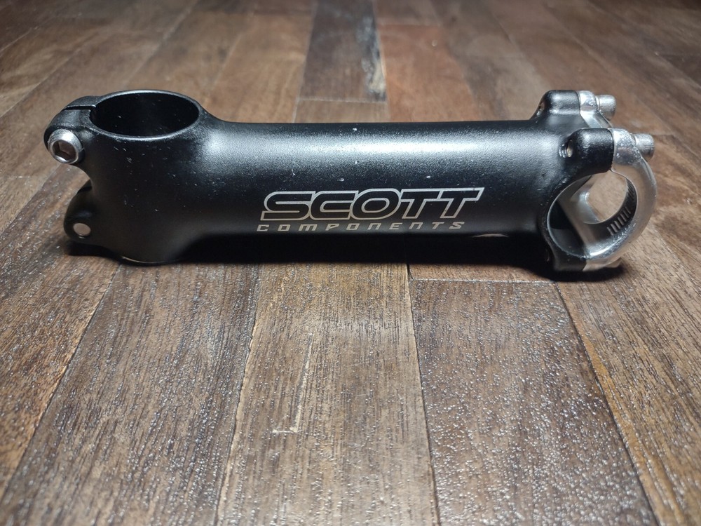 Scott Components Threadless AL Stem, 125mm, 25.4mm, Black