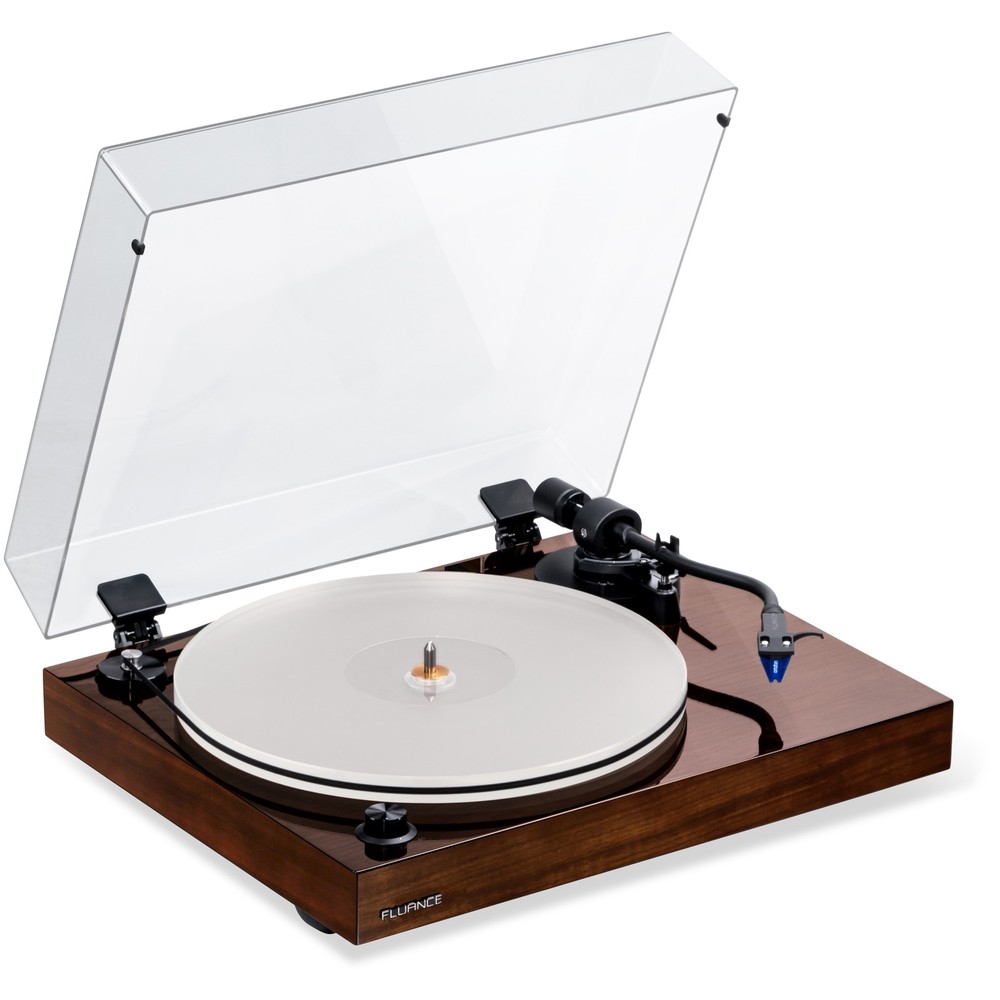 Fluance RT85 Reference HiFi Turntable, Ortofon 2M Blue Cartridge, Isolation Base