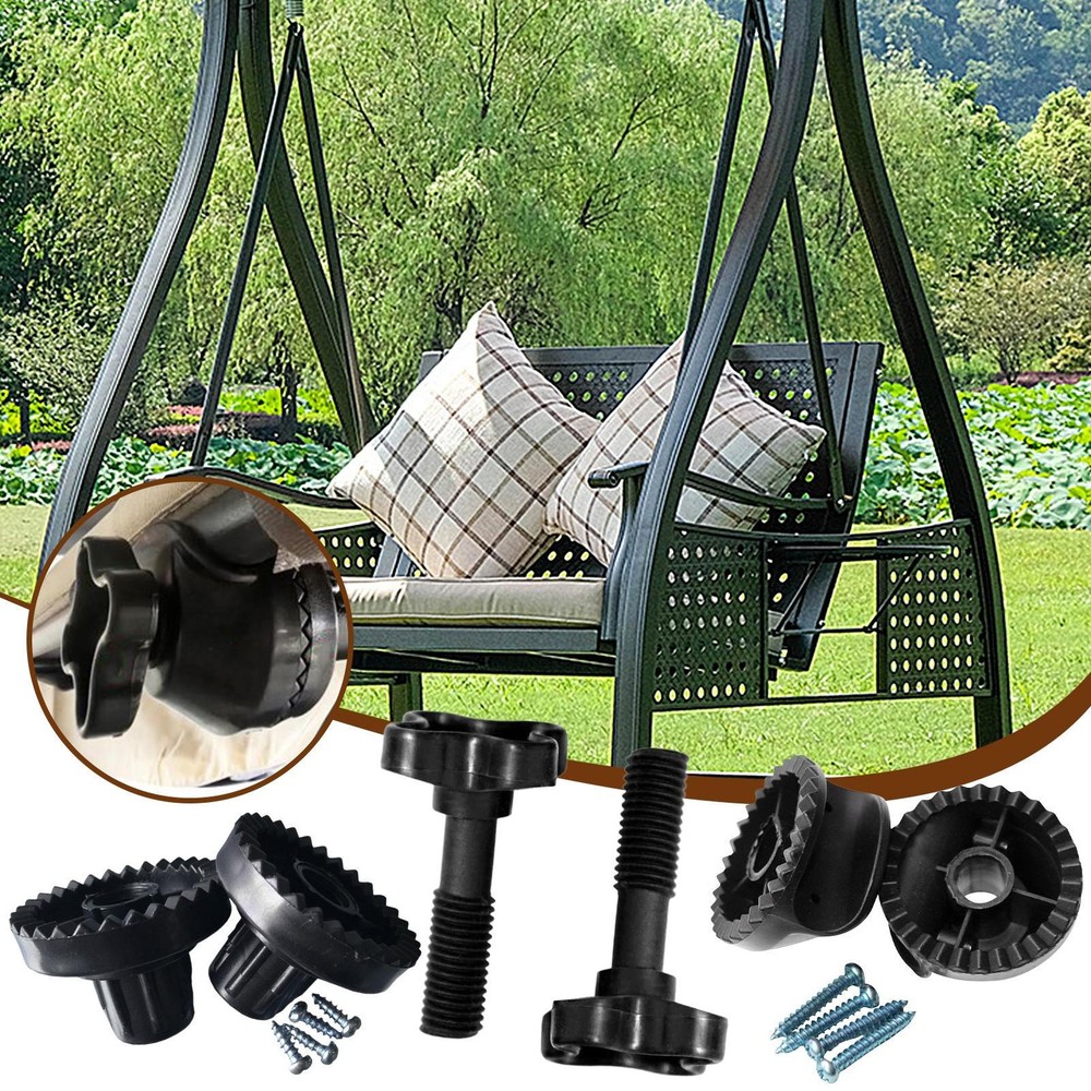 Outdoor Porch Swing Canopy Frame Replacement Courtyard Swing Frame Component Set